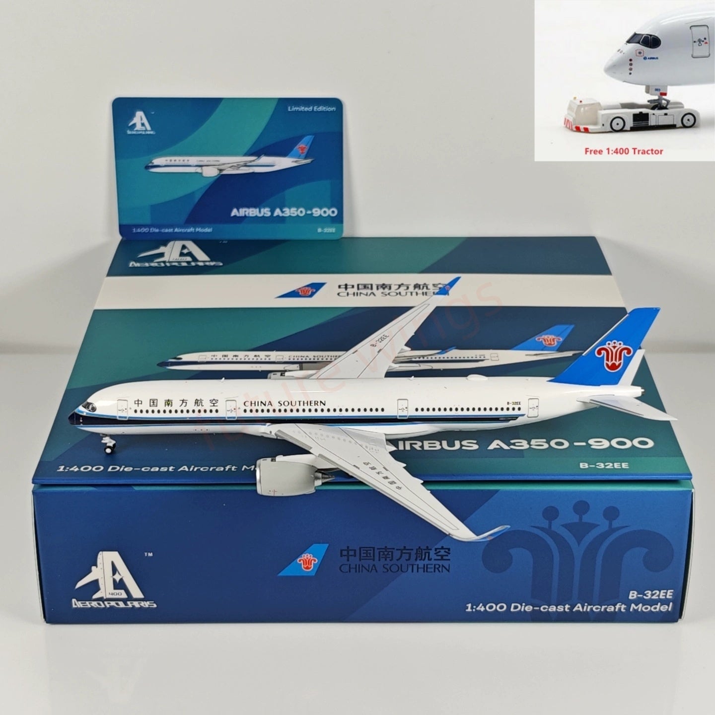 1:400 AeroPolaris China Southern Airlines A350-900 B-32EE Aircraft