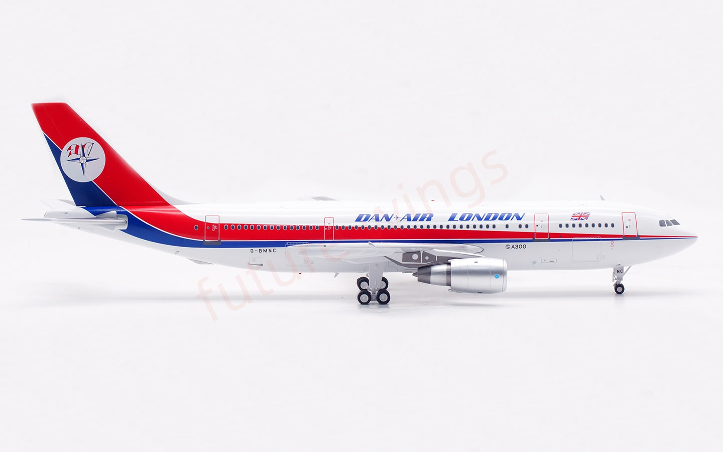 1:200 InFlight200 DAN Air Airbus A300B4 G-BMNC Diecast Aircraft Model With Stand
