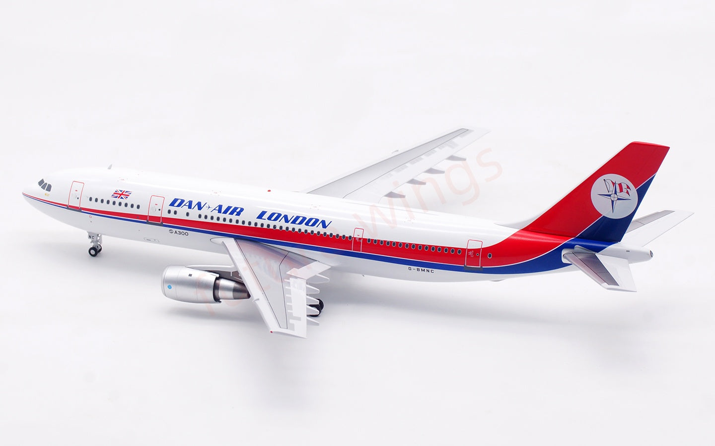 1:200 InFlight200 DAN Air Airbus A300B4 G-BMNC Diecast Aircraft Model With Stand