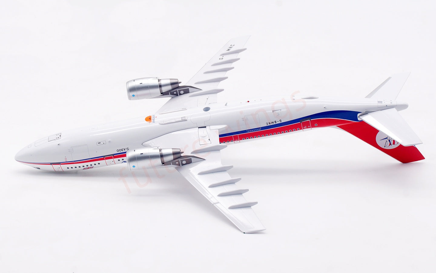 1:200 InFlight200 DAN Air Airbus A300B4 G-BMNC Diecast Aircraft Model With Stand