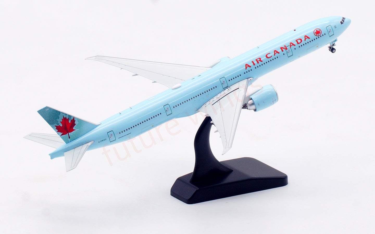 1:400 Aviation400 Air Canada B777-300ER C-FKAU Aircraft Model Free Tractor+Stand