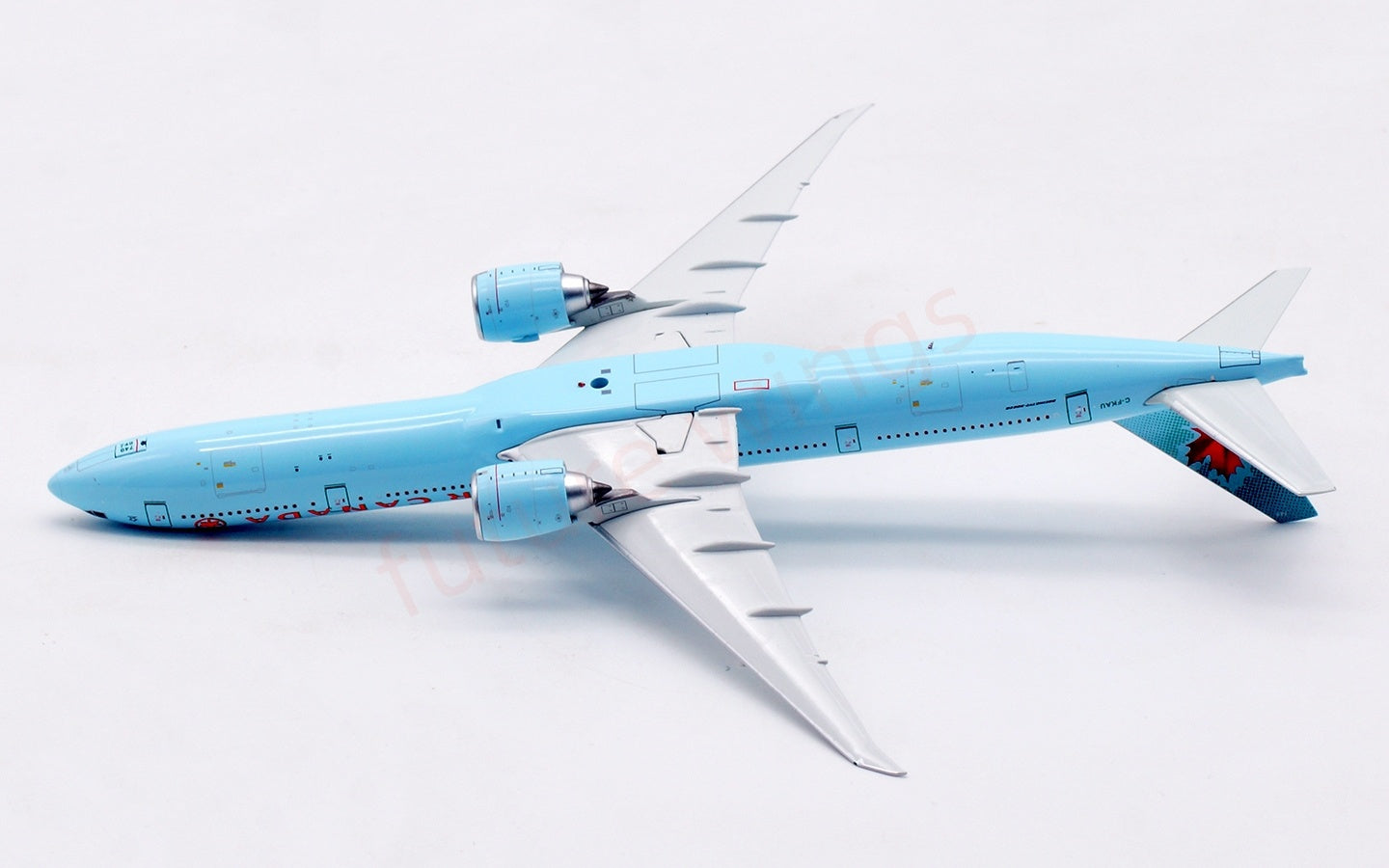1:400 Aviation400 Air Canada B777-300ER C-FKAU Aircraft Model Free Tractor+Stand