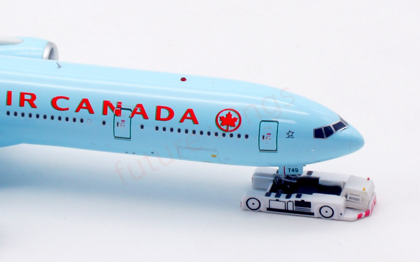 1:400 Aviation400 Air Canada B777-300ER C-FKAU Aircraft Model Free Tractor+Stand