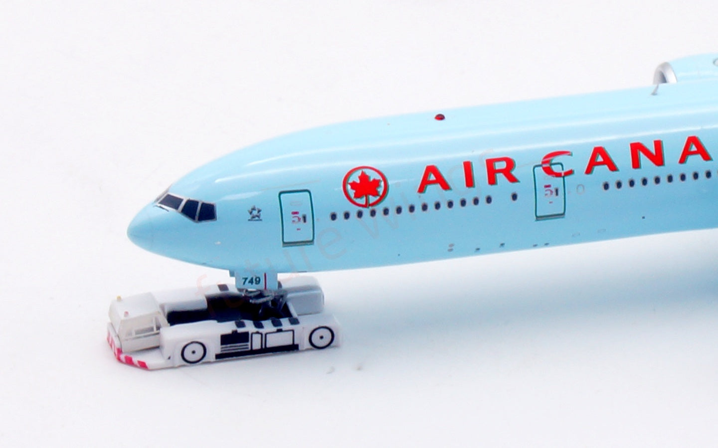 1:400 Aviation400 Air Canada B777-300ER C-FKAU Aircraft Model Free Tractor+Stand