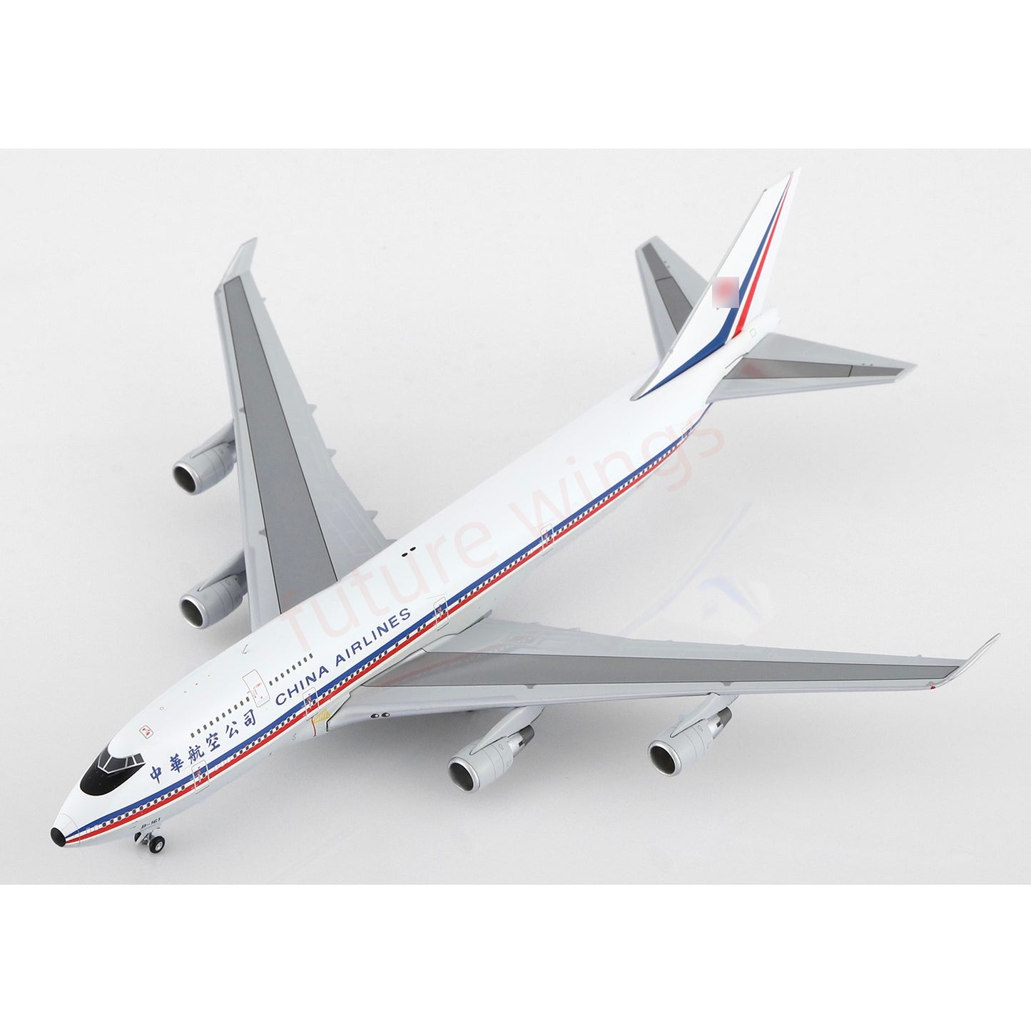 1:400 Kylin Model China Airlines B747-400 B-161 Aircraft Model Free Tractor+Stand