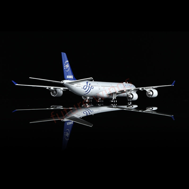 1:400 YY Wings China Eastern Airlines A340-600 B-6053 "SKYTEAM" Aircraft Model+Free Tractor