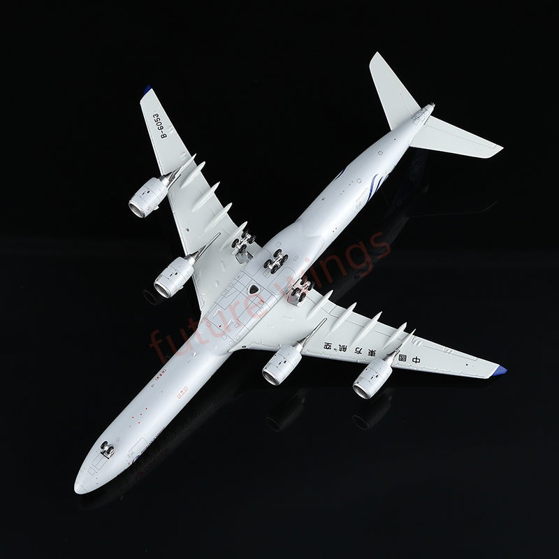 1:400 YY Wings China Eastern Airlines A340-600 B-6053 "SKYTEAM" Aircraft Model+Free Tractor