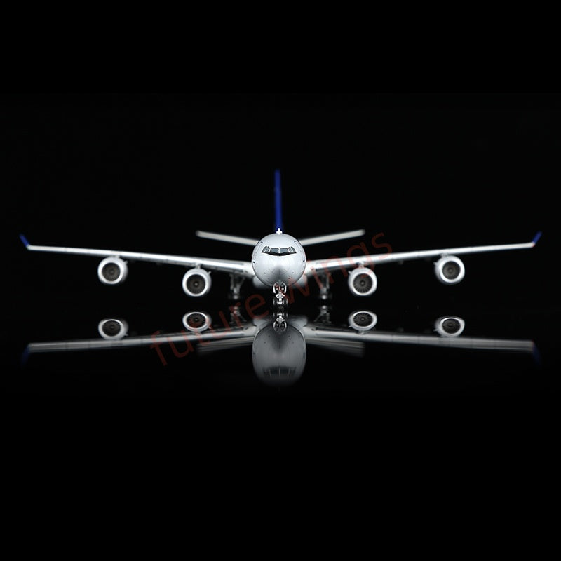 1:400 YY Wings China Eastern Airlines A340-600 B-6053 "SKYTEAM" Aircraft Model+Free Tractor