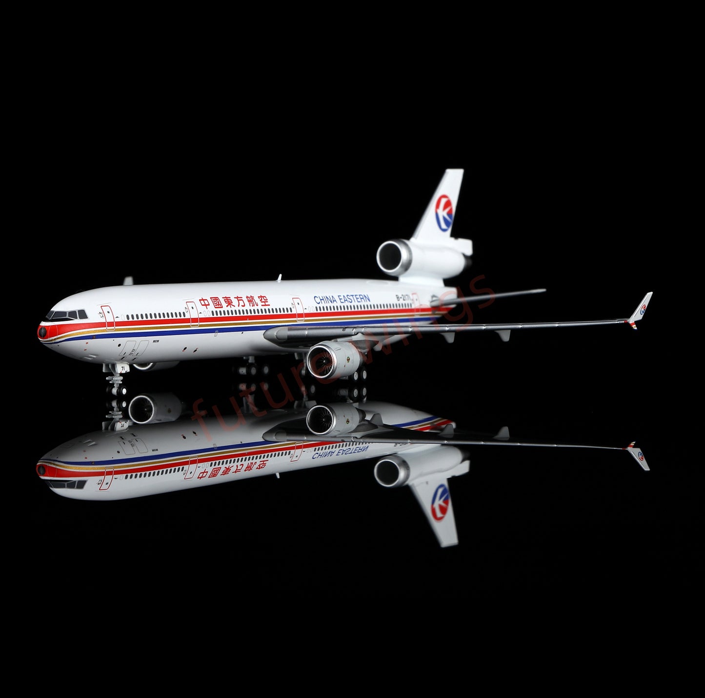 1:400 HX Models China Eastern McDonnell MD-11 B-2171 B-2172 B-2173 B-2174 B-2175 Aircraft Model+Free Tractor