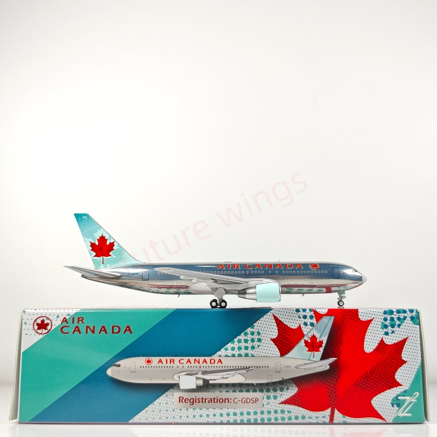 1:400 Z² Model Air Canada B767-200 C-GDSP Aircraft Model+Free Tractor