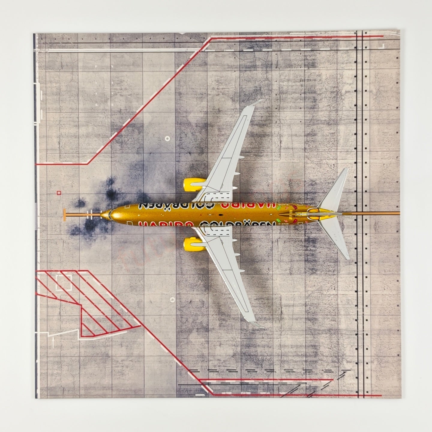 1:400 AeroPolaris Tui Airways B737-800 D-ATUD "Haribo Goldbaren"Aircraft Model+Free Tractor