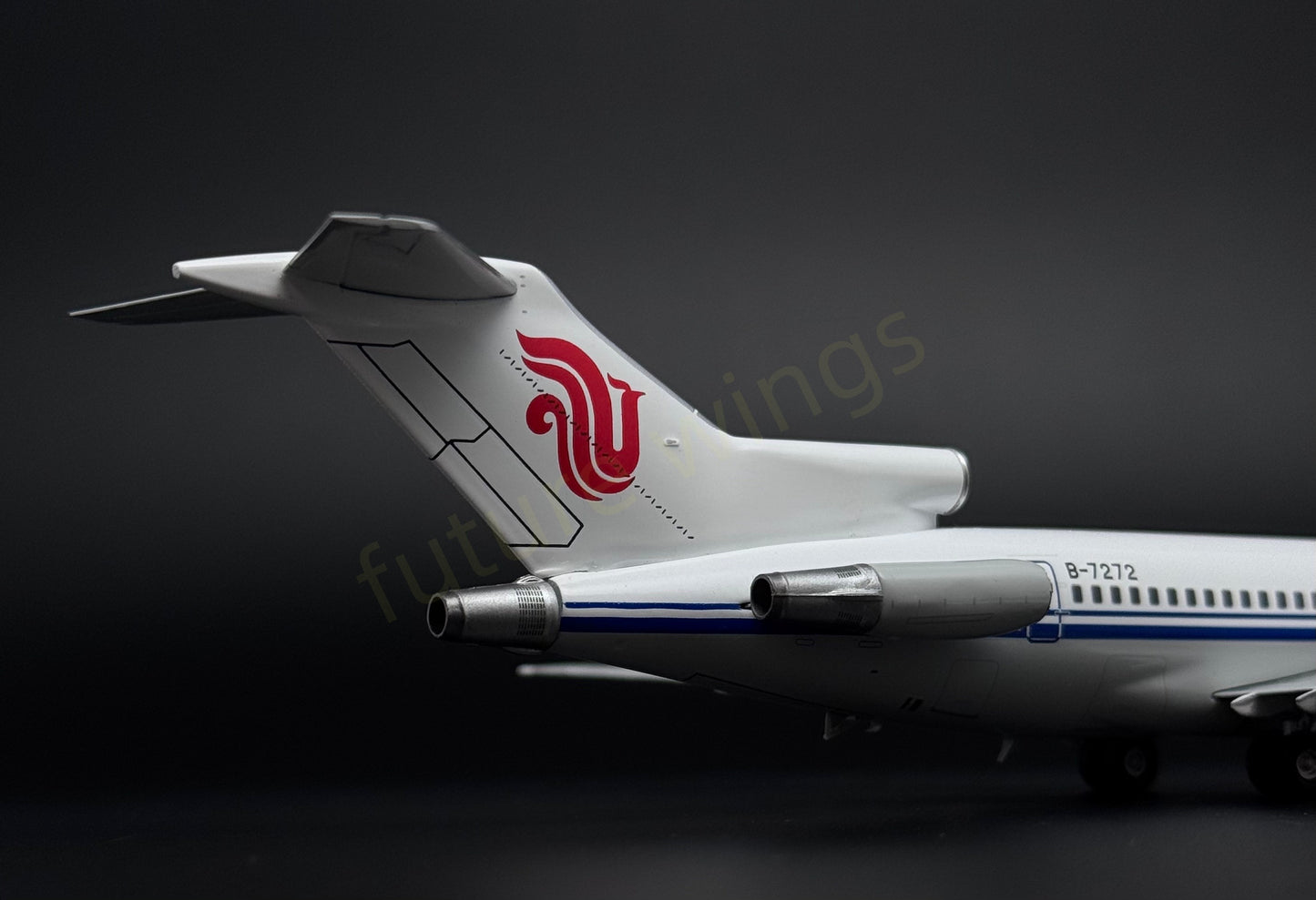 1:200 KJ Model(JC Wings) Air China B727-200 B-7272 Diecast Aircraft Model
