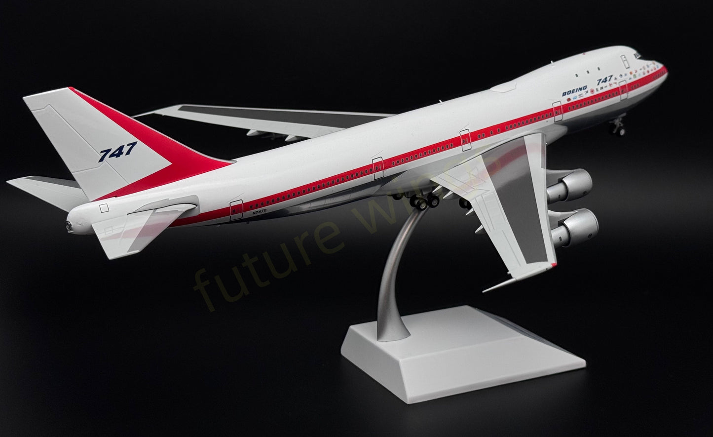 1:200 KJ Model(JC Wings) Boeing B747-100 N7470 "B747 First Flight"Diecast Aircraft Model