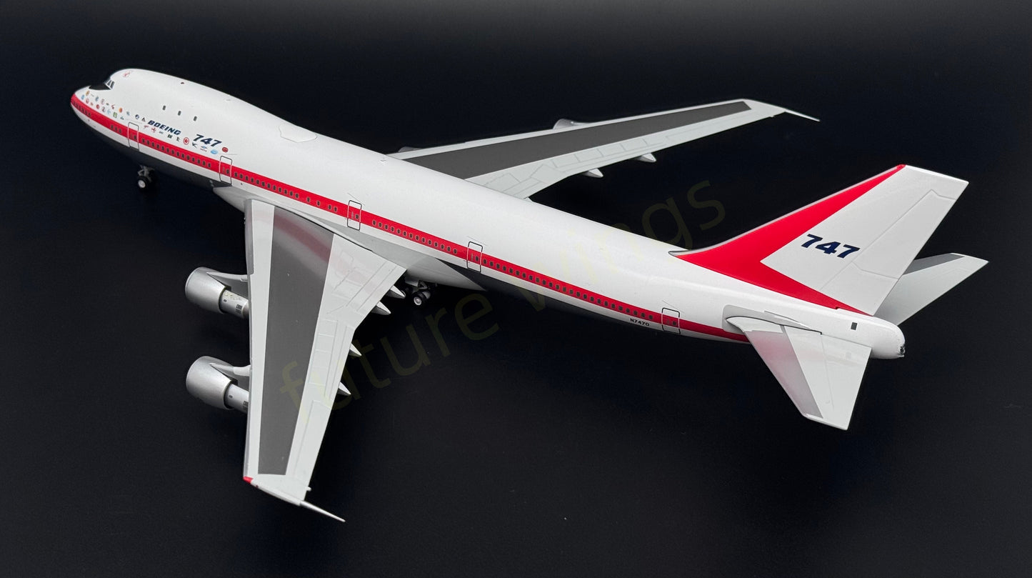 1:200 KJ Model(JC Wings) Boeing B747-100 N7470 "B747 First Flight"Diecast Aircraft Model