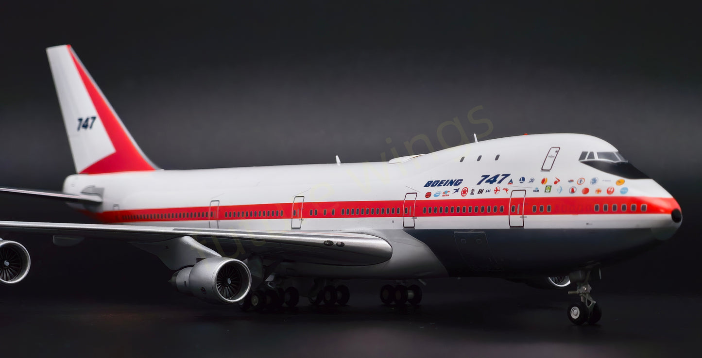 1:200 KJ Model(JC Wings) Boeing B747-100 N7470 "B747 First Flight"Diecast Aircraft Model