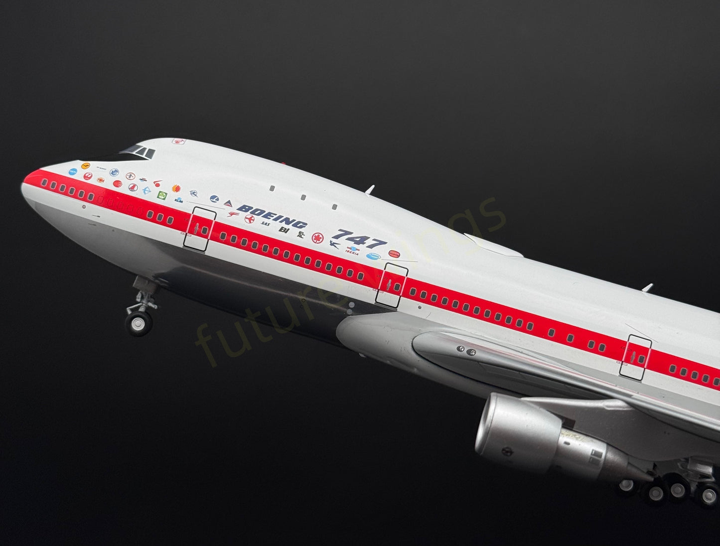 1:200 KJ Model(JC Wings) Boeing B747-100 N7470 "B747 First Flight"Diecast Aircraft Model