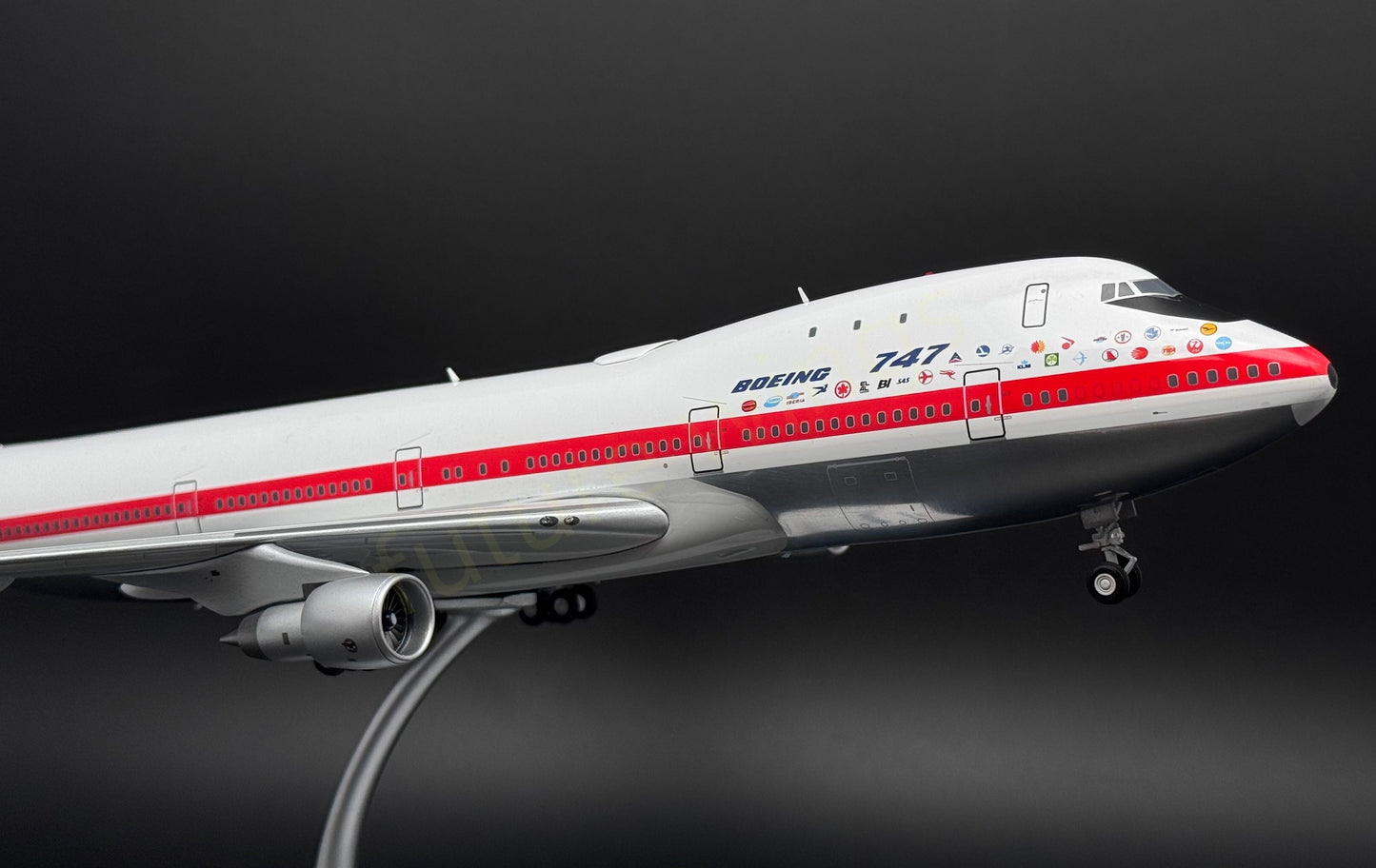 1:200 KJ Model(JC Wings) Boeing B747-100 N7470 "B747 First Flight"Diecast Aircraft Model