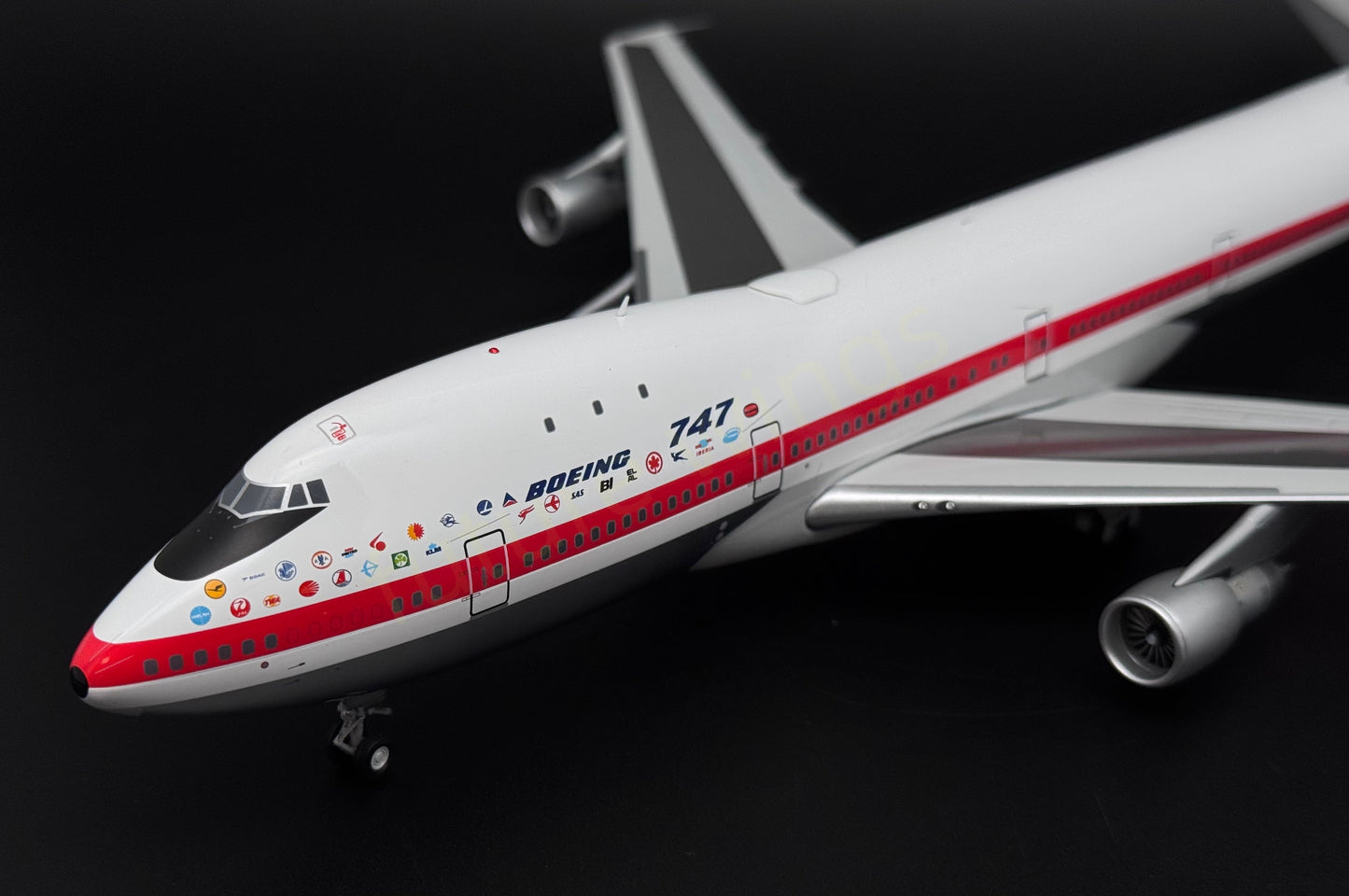 1:200 KJ Model(JC Wings) Boeing B747-100 N7470 "B747 First Flight"Diecast Aircraft Model