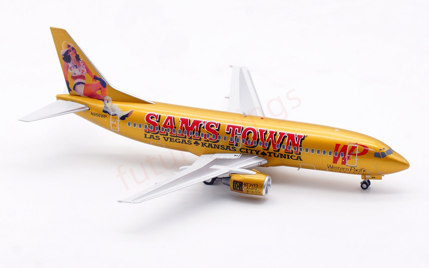 1:200 B-Models(InFlight200) Western Pacific B737-300 N956WP Diecast Aircraft Model