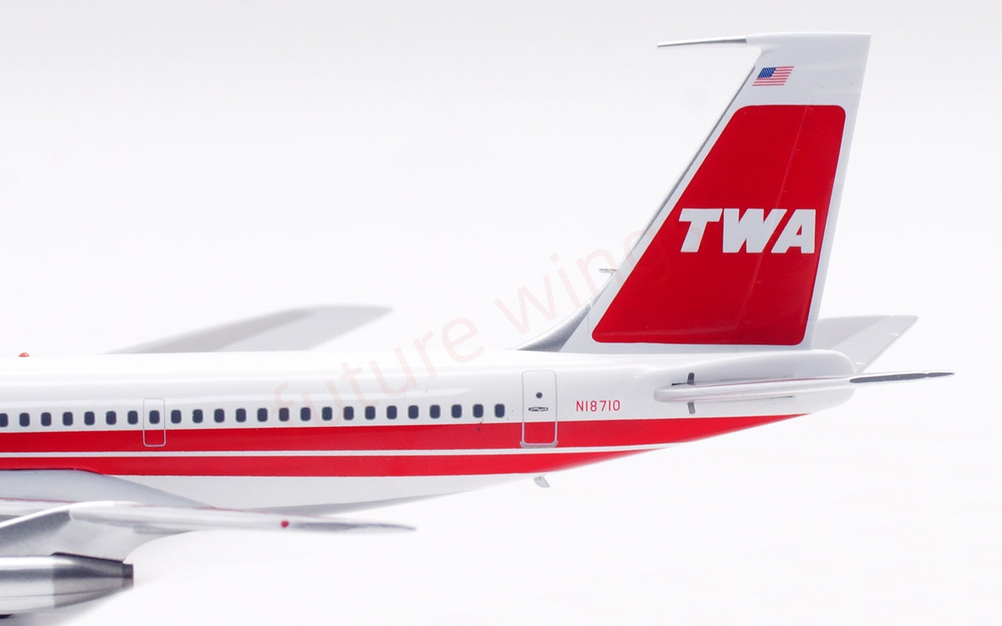 1:200 InFlight200 TWA B707-300 N18710 Diecast Aircraft Model