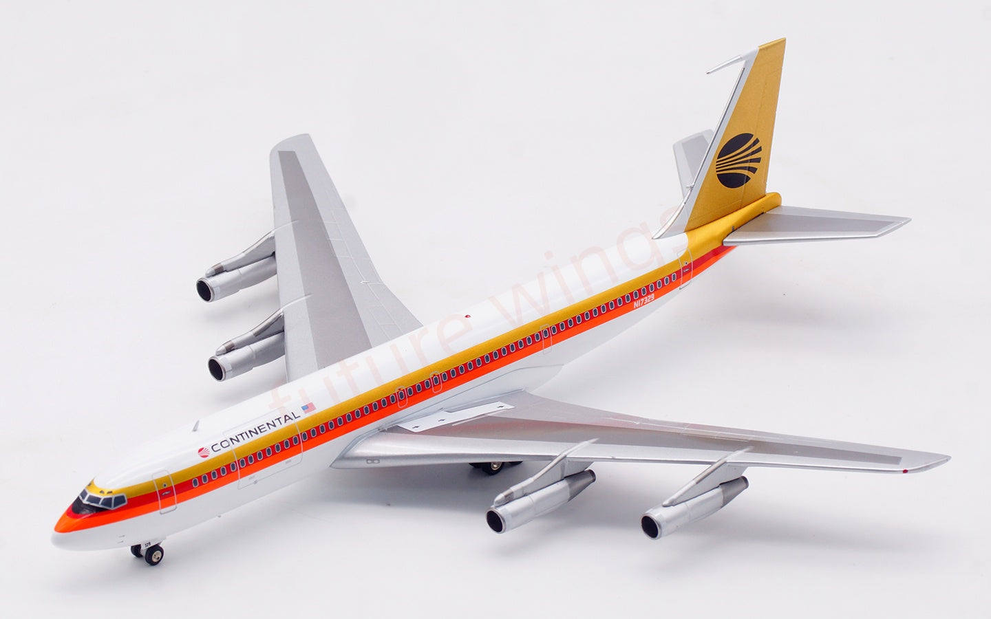 1:200 InFlight200 Continental Airlines B707-300 N17329 Diecast Aircraft Model