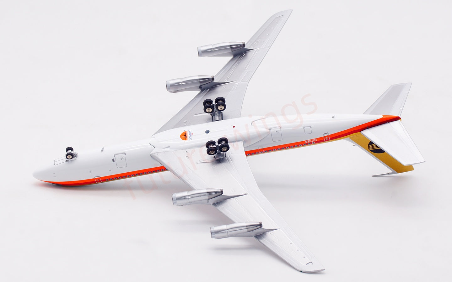 1:200 InFlight200 Continental Airlines B707-300 N17329 Diecast Aircraft Model