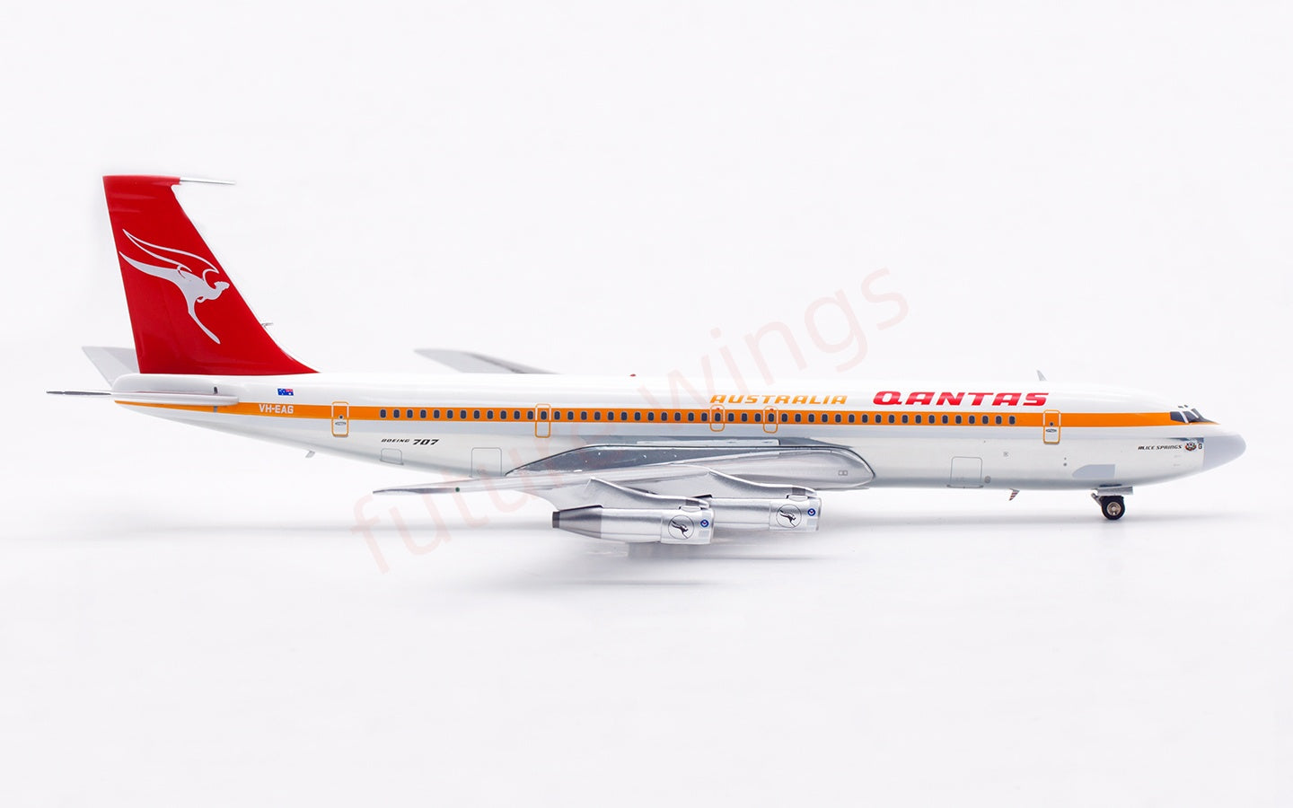1:200 InFlight200 Qantas Airways B707-300 VH-EAG Diecast Aircraft Model