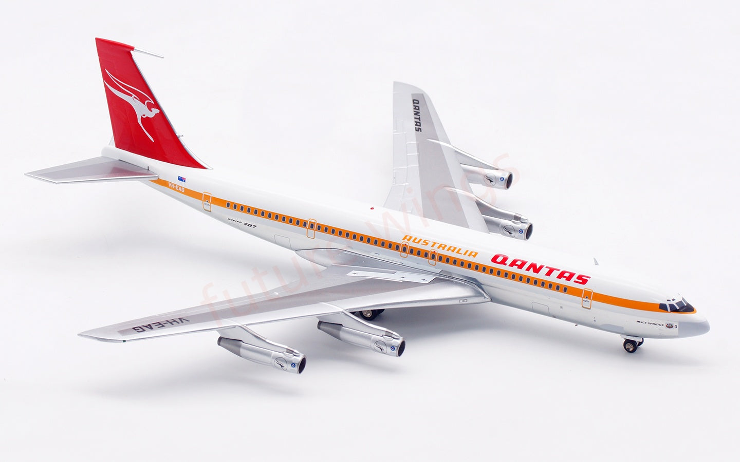 1:200 InFlight200 Qantas Airways B707-300 VH-EAG Diecast Aircraft Model