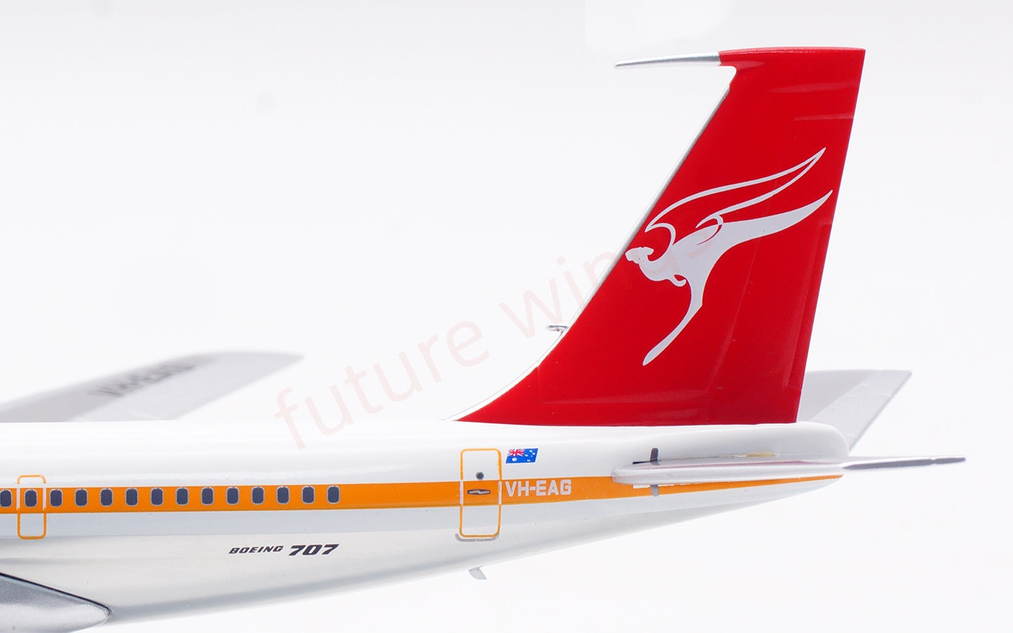1:200 InFlight200 Qantas Airways B707-300 VH-EAG Diecast Aircraft Model