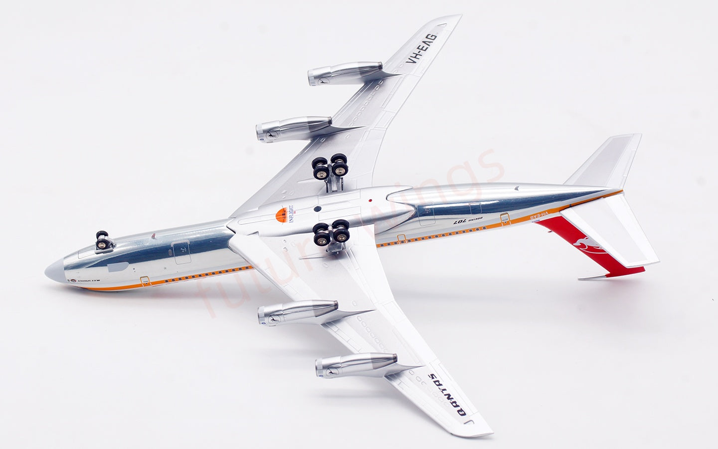 1:200 InFlight200 Qantas Airways B707-300 VH-EAG Diecast Aircraft Model