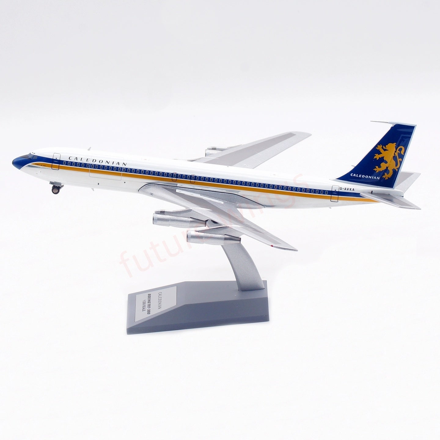 1:200 InFlight200 Caledonian Airways B707-300 G-AVKA Diecast Aircraft Model