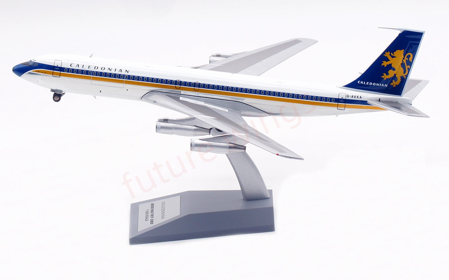 1:200 InFlight200 Caledonian Airways B707-300 G-AVKA Diecast Aircraft Model