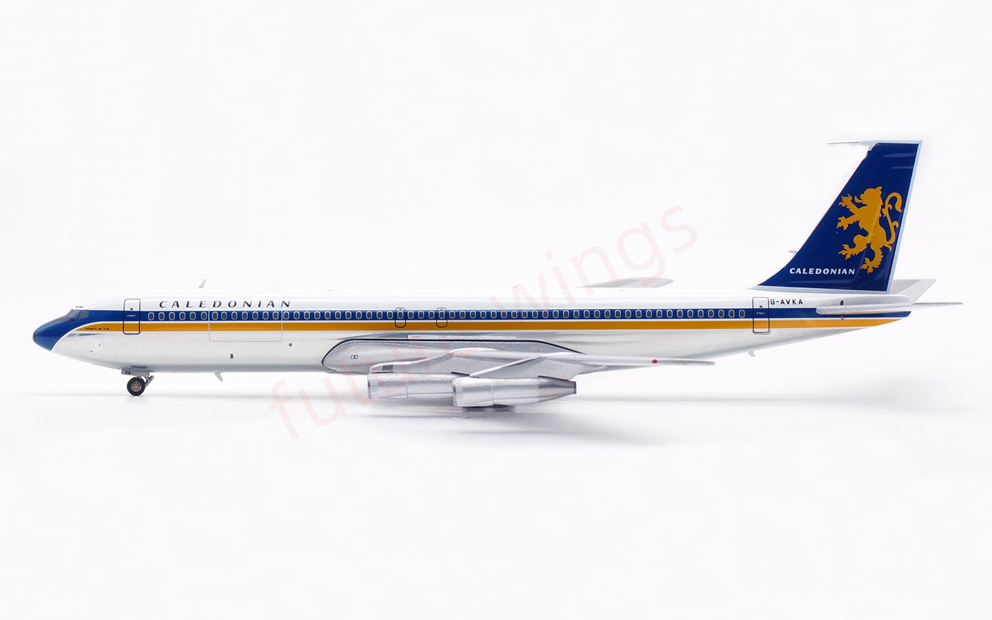 1:200 InFlight200 Caledonian Airways B707-300 G-AVKA Diecast Aircraft Model