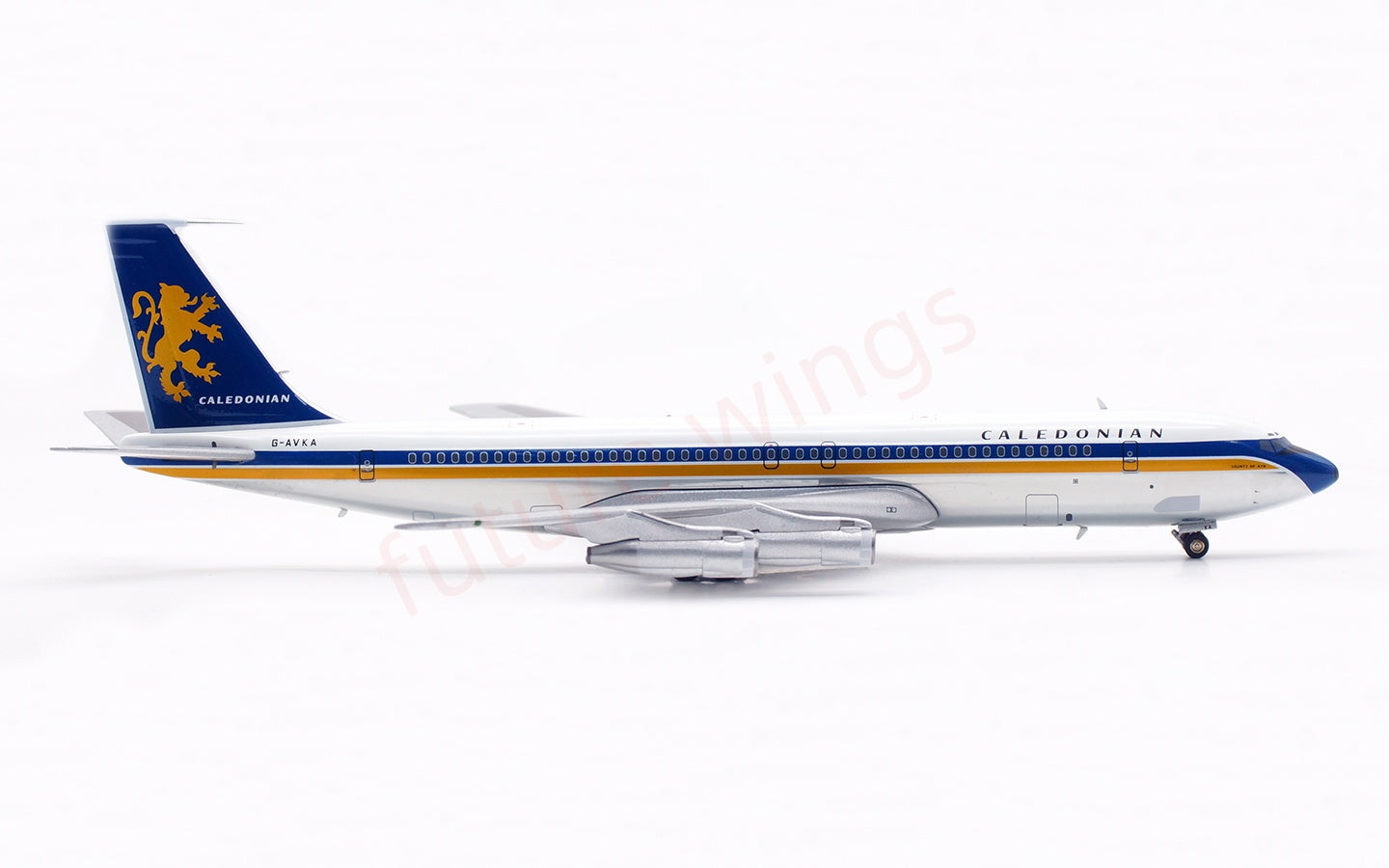 1:200 InFlight200 Caledonian Airways B707-300 G-AVKA Diecast Aircraft Model
