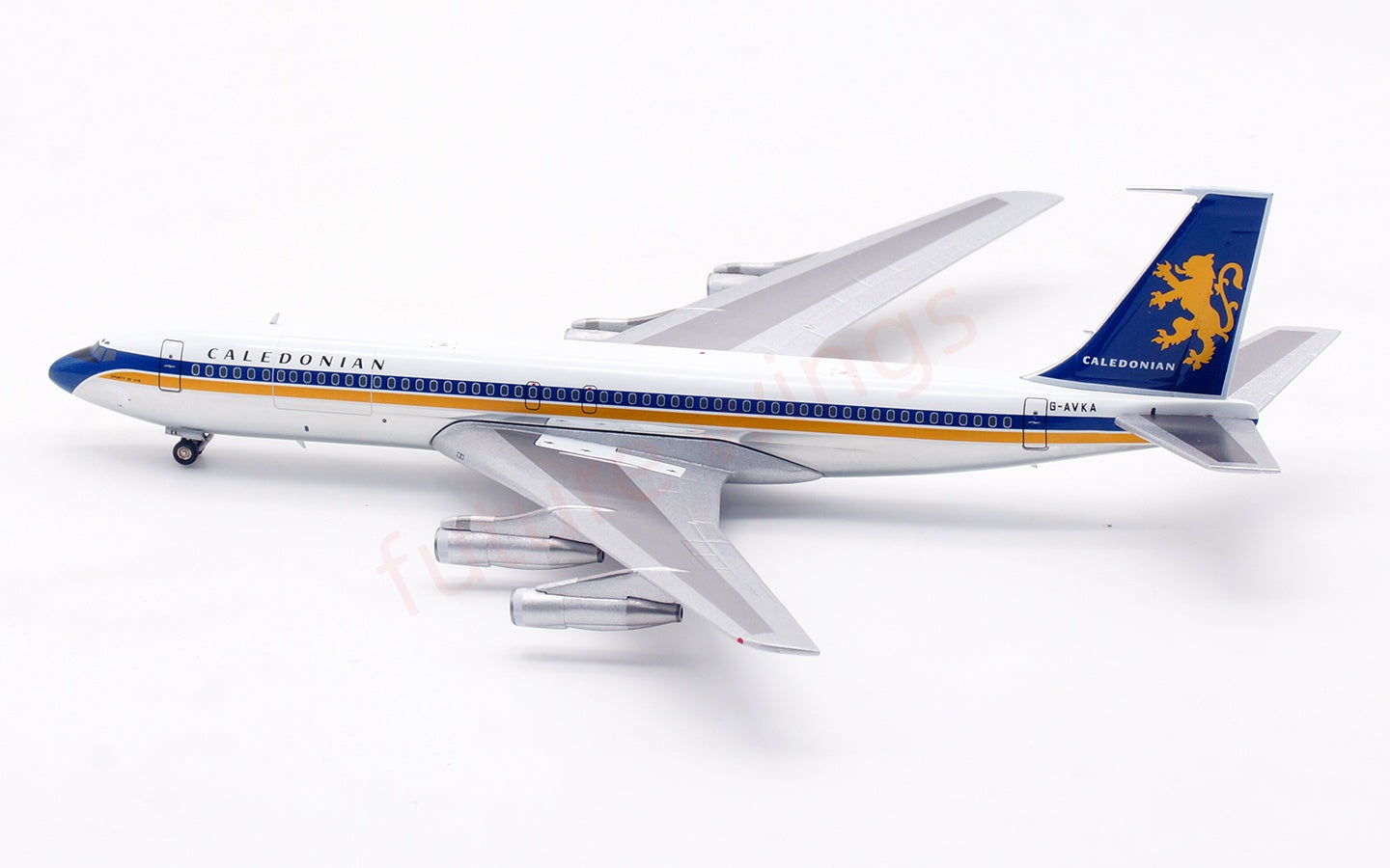 1:200 InFlight200 Caledonian Airways B707-300 G-AVKA Diecast Aircraft Model