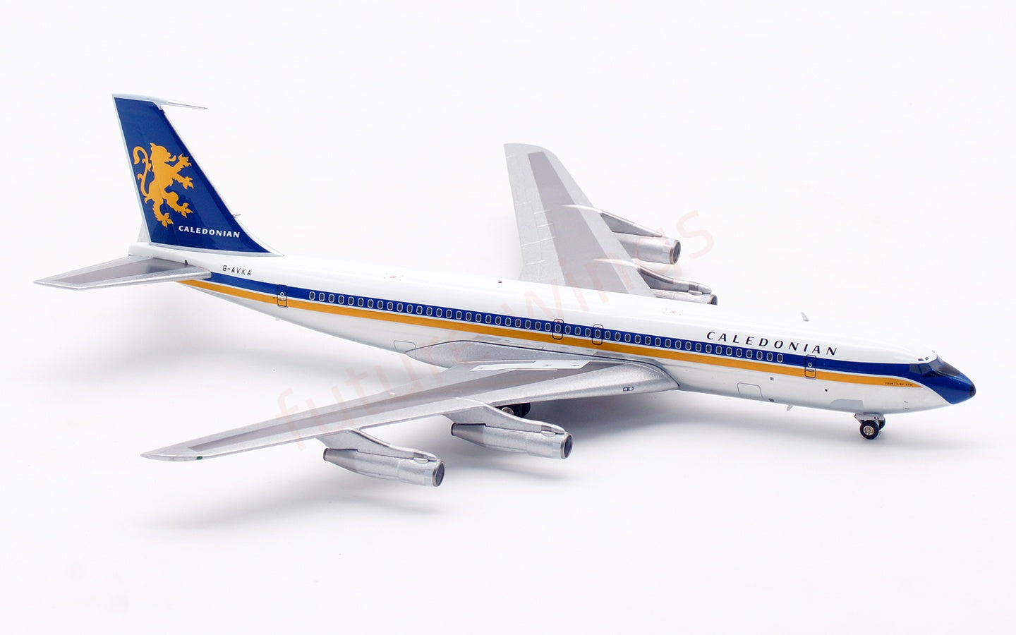 1:200 InFlight200 Caledonian Airways B707-300 G-AVKA Diecast Aircraft Model