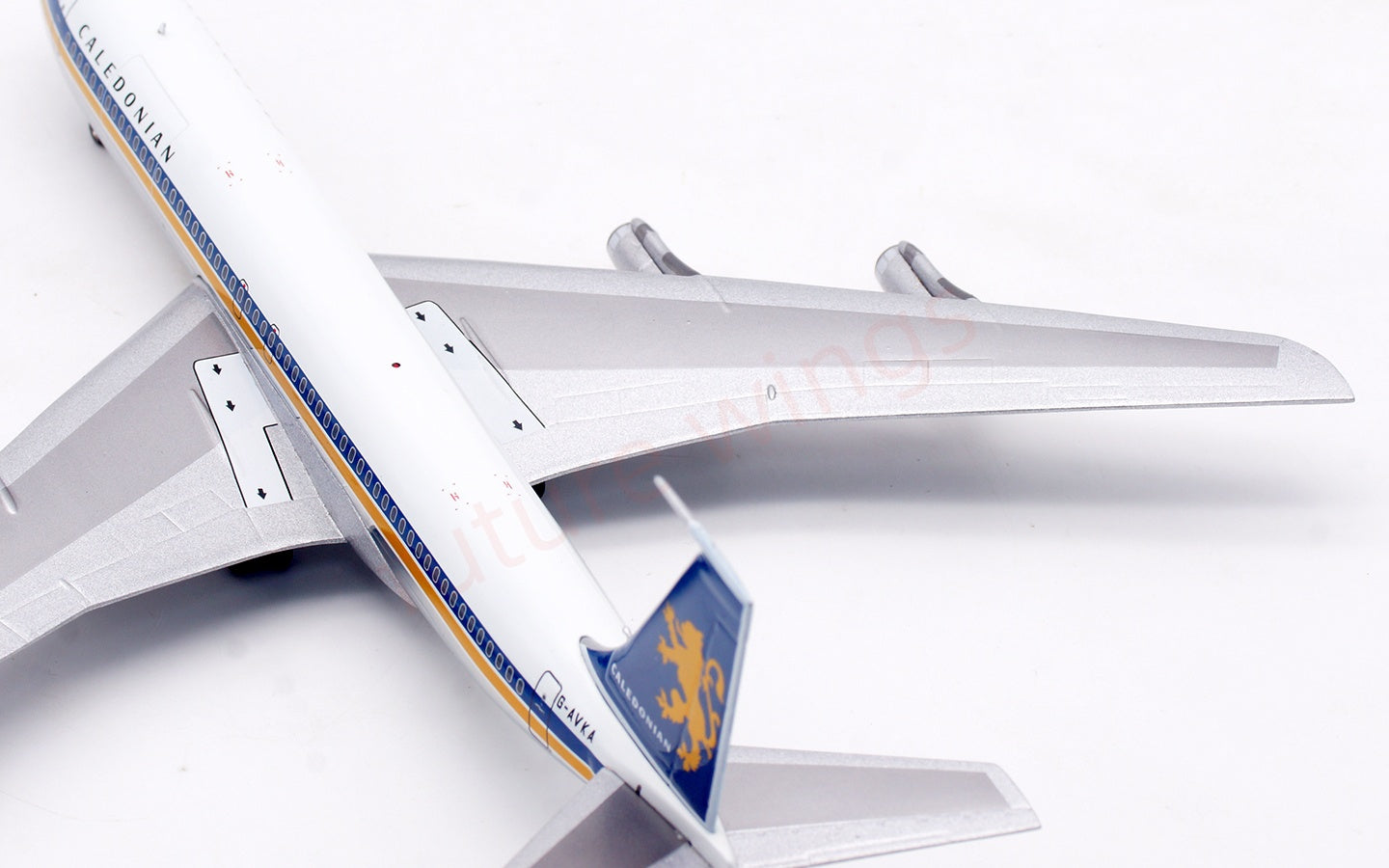 1:200 InFlight200 Caledonian Airways B707-300 G-AVKA Diecast Aircraft Model