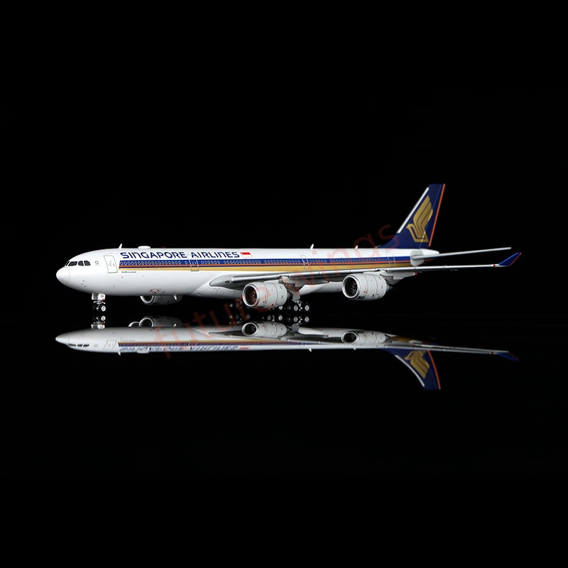 1:400 HX Models Singapore Airlines A340-500 9V-SGA 9V-SGB 9V-SGC 9V-SGD 9V-SGE Aircraft Model+Free Tractor