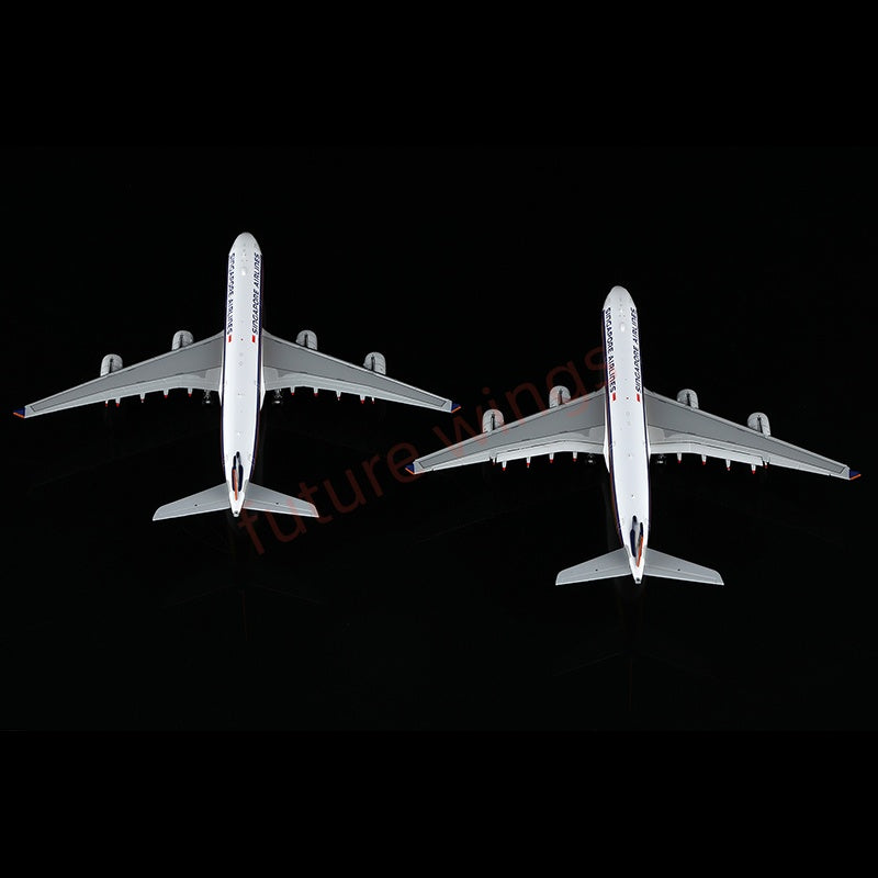 1:400 HX Models Singapore Airlines A340-500 9V-SGA 9V-SGB 9V-SGC 9V-SGD 9V-SGE Aircraft Model+Free Tractor