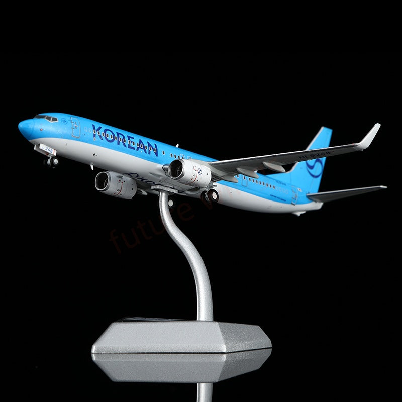 1:400 HX Models Korean Air B737-900 HL8248 Aircraft Model Free Tractor+Stand