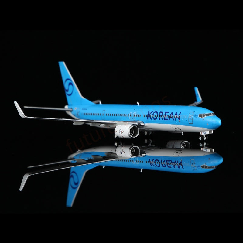 1:400 HX Models Korean Air B737-900 HL8248 Aircraft Model Free Tractor+Stand