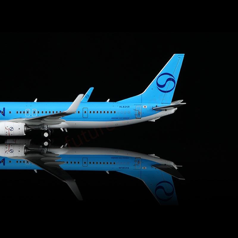 1:400 HX Models Korean Air B737-900 HL8248 Aircraft Model Free Tractor+Stand