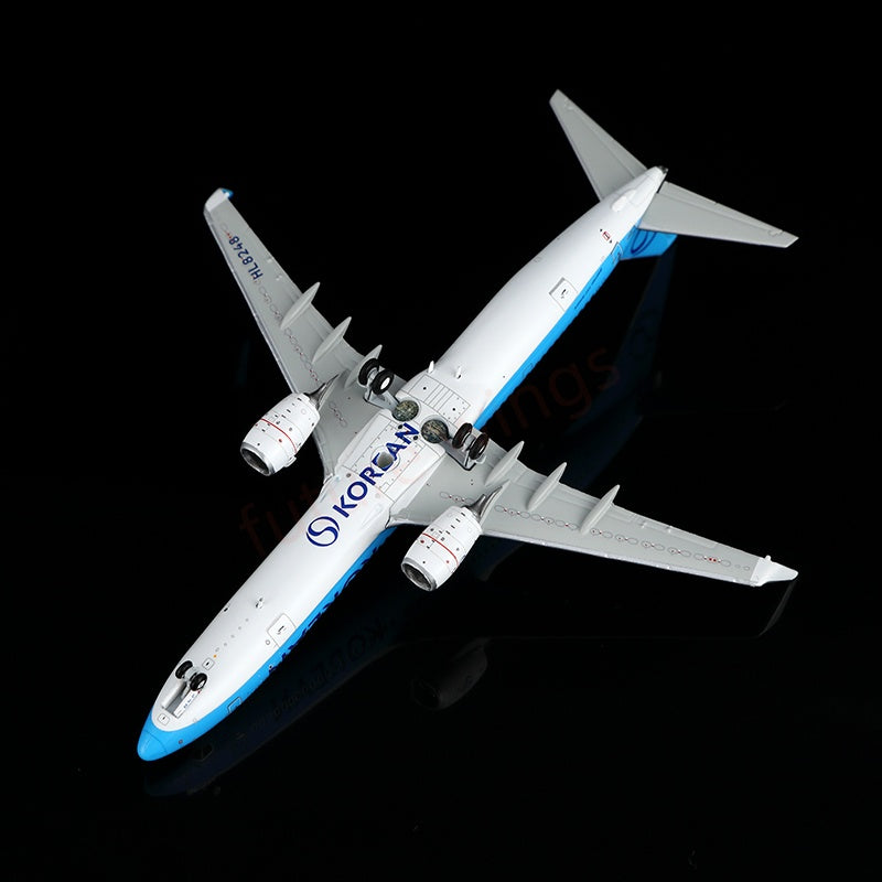 1:400 HX Models Korean Air B737-900 HL8248 Aircraft Model Free Tractor+Stand
