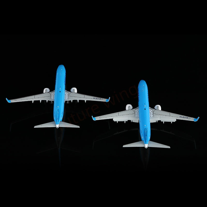 1:400 HX Models Korean Air B737-900 HL8248 Aircraft Model Free Tractor+Stand