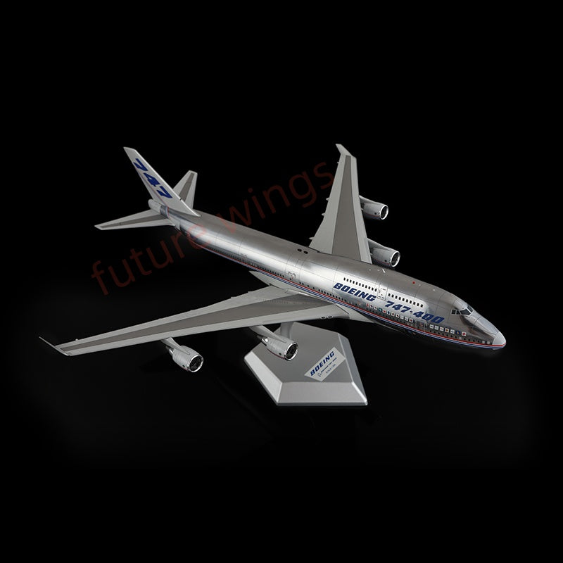 1:200 SQ Wings Boeing House Color B747-400 N401PW Diecast Aircraft Model