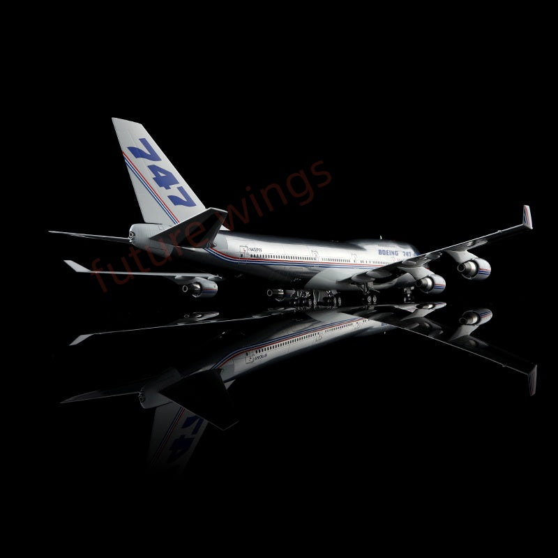1:200 SQ Wings Boeing House Color B747-400 N401PW Diecast Aircraft Model