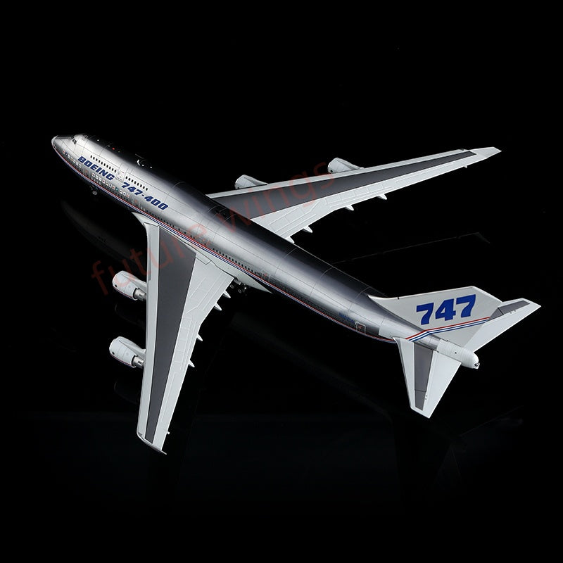 1:200 SQ Wings Boeing House Color B747-400 N401PW Diecast Aircraft Model