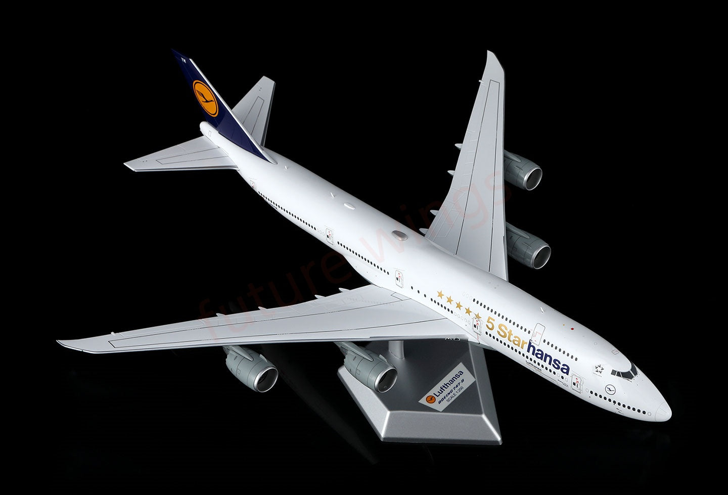 1:200 SQ Wings Lufthansa Airlines B747-8 D-ABYM Diecast Aircraft Model