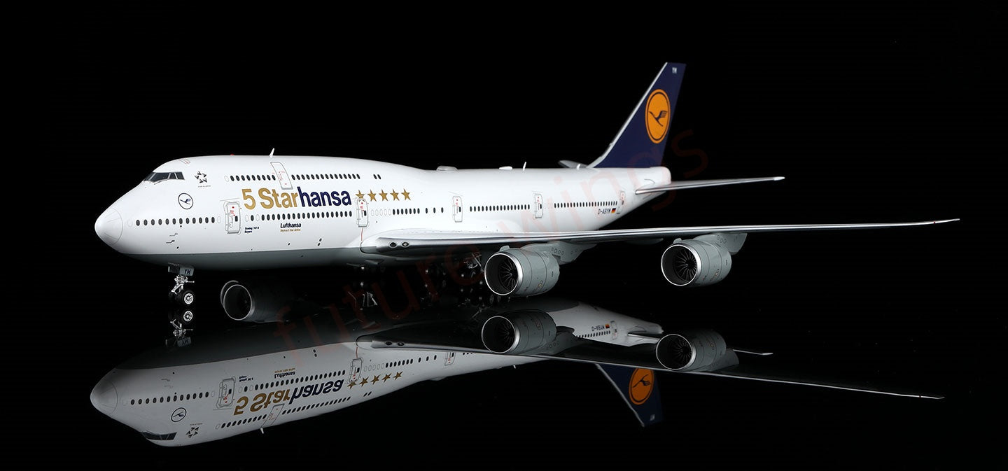 1:200 SQ Wings Lufthansa Airlines B747-8 D-ABYM Diecast Aircraft Model