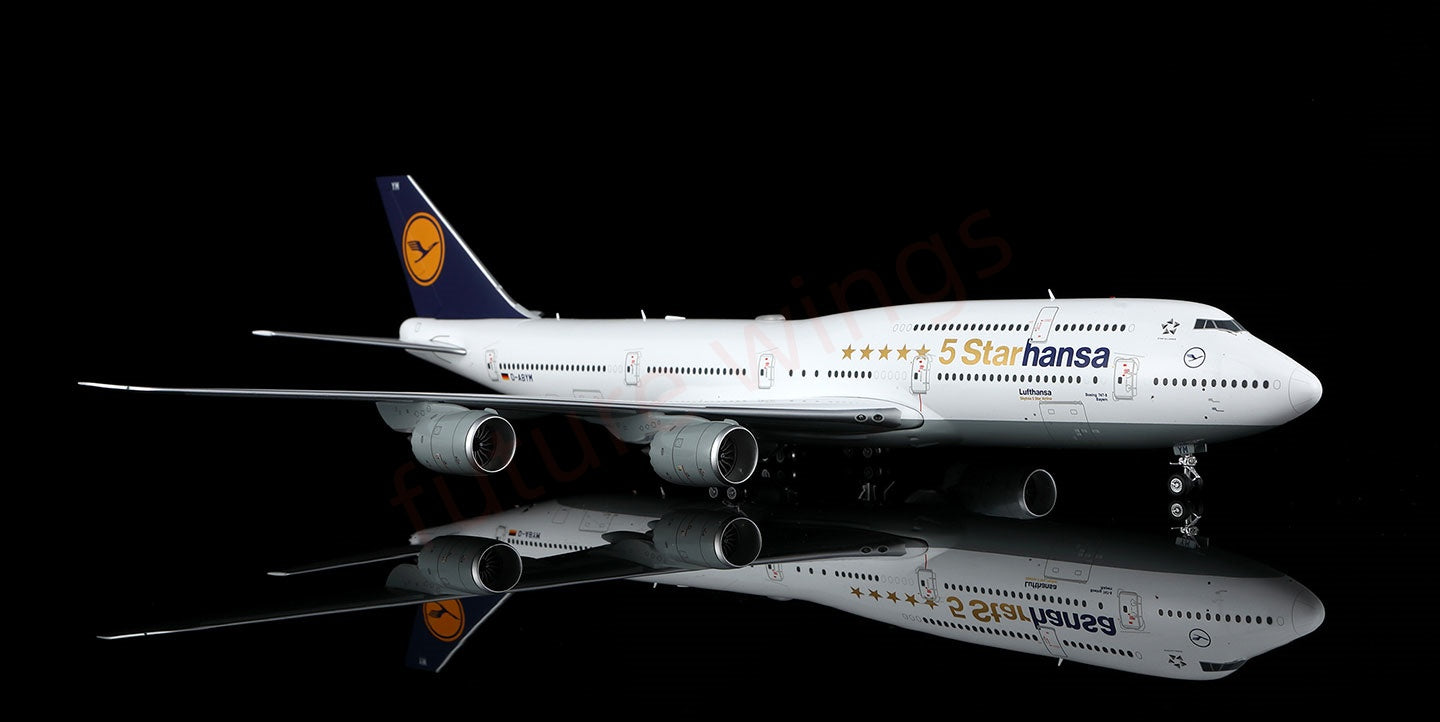1:200 SQ Wings Lufthansa Airlines B747-8 D-ABYM Diecast Aircraft Model